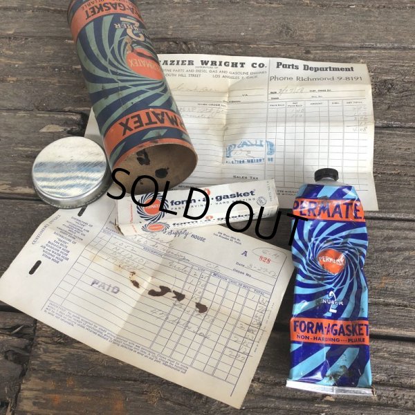 画像8: 50s Vintage Permatex Gasket Can (J953)  (8)