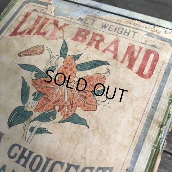 画像9: Vintage Lily Brand Japan Tea Store Display Can (J958)  (9)