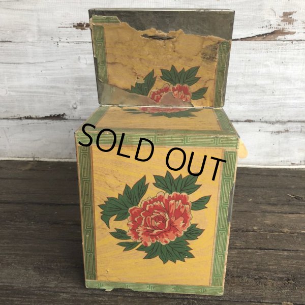 画像3: Vintage Lily Brand Japan Tea Store Display Can (J958)  (3)