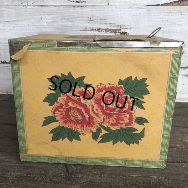 画像2: Vintage Lily Brand Japan Tea Store Display Can (J958)  (2)