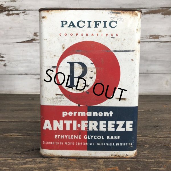 画像1: Vintage Oil Can Pacific Antifreeze One U.S. Gallon (J950)  (1)