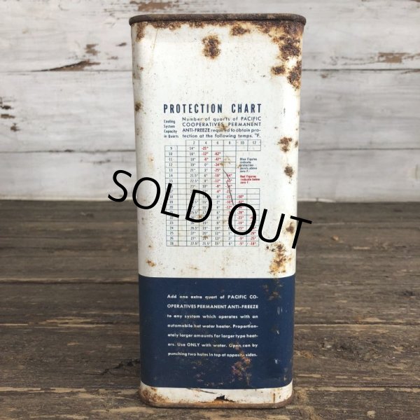 画像4: Vintage Oil Can Pacific Antifreeze One U.S. Gallon (J950)  (4)
