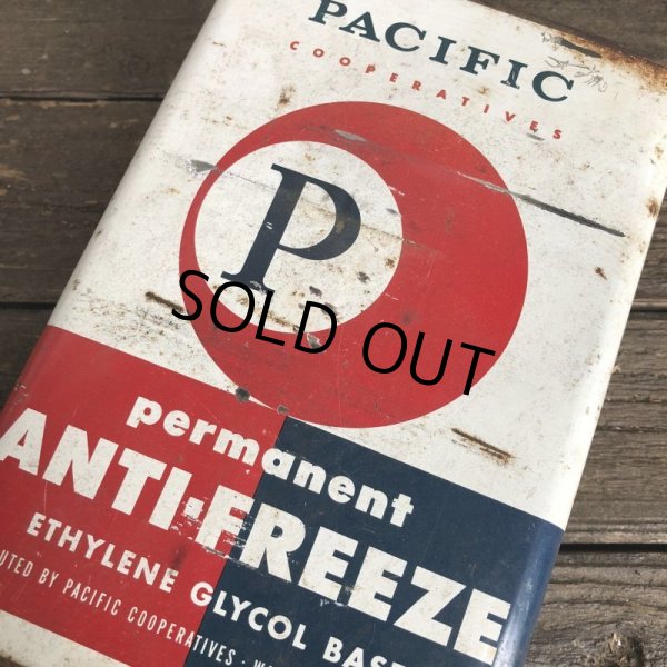 画像7: Vintage Oil Can Pacific Antifreeze One U.S. Gallon (J950)  (7)
