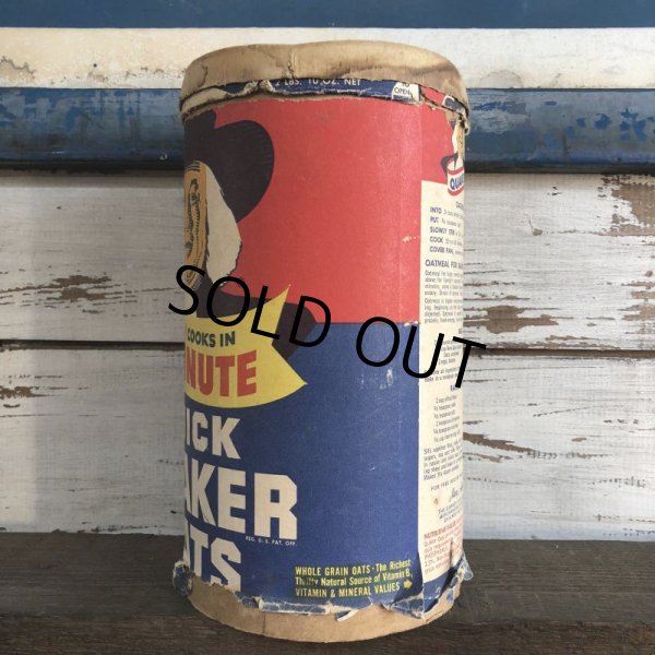 画像4: Vintage Quick Quaker Oats Cardboard Container (J961)  (4)