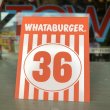 画像1: Whataburger Stores Ordering Table Tent #36 (J966)  (1)