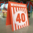 画像3: Whataburger Stores Ordering Table Tent #40 (J964)  (3)