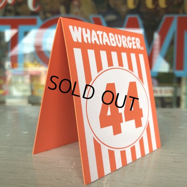 画像3: Whataburger Stores Ordering Table Tent #44 (J963)  (3)