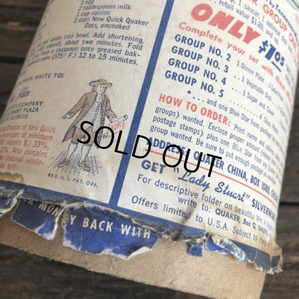 画像9: Vintage Quick Quaker Oats Cardboard Container (J961)  (9)