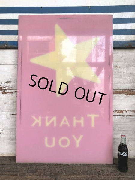 画像2: Vintage Original Carl's Jr Drive-thru Sign THANK YOU (J982) (2)