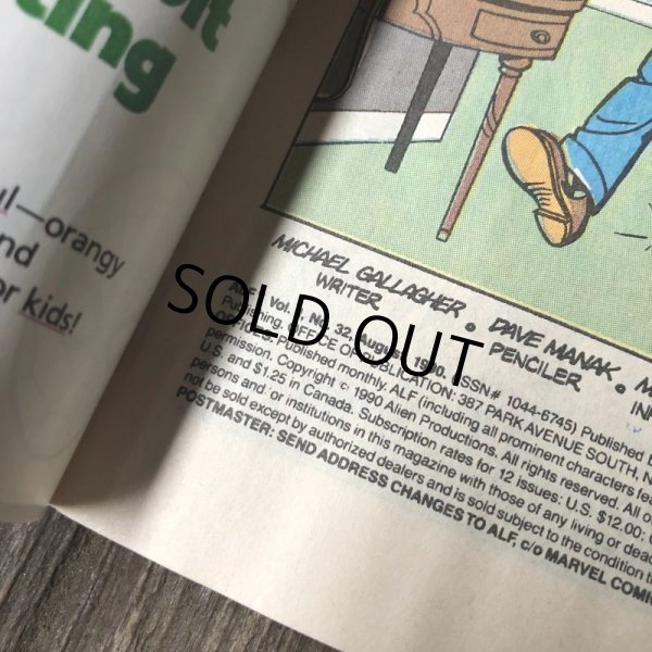 画像2: 80s Vintage Comic ALF 1990 AUG  (A011) (2)