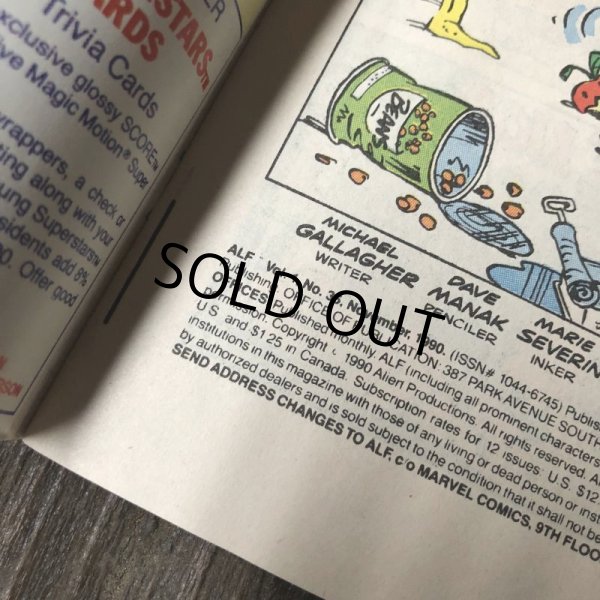 画像2: 80s Vintage Comic ALF 1990 NOV  (A013) (2)