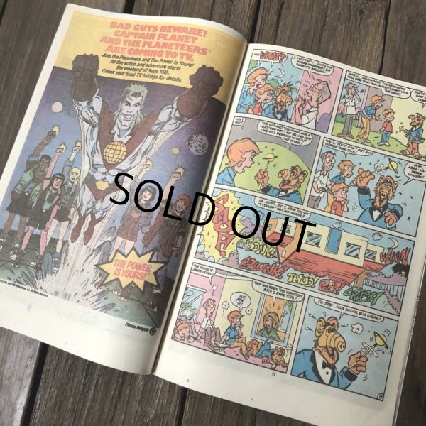 画像8: 80s Vintage Comic ALF 1990 OCT  (A012) (8)