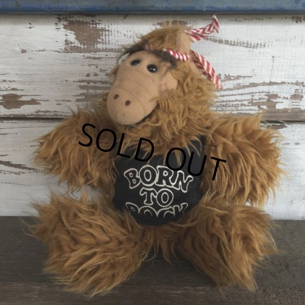 画像1: 80s Vintage ALF Burger King Hand Puppet Born TO Rock (A016) (1)