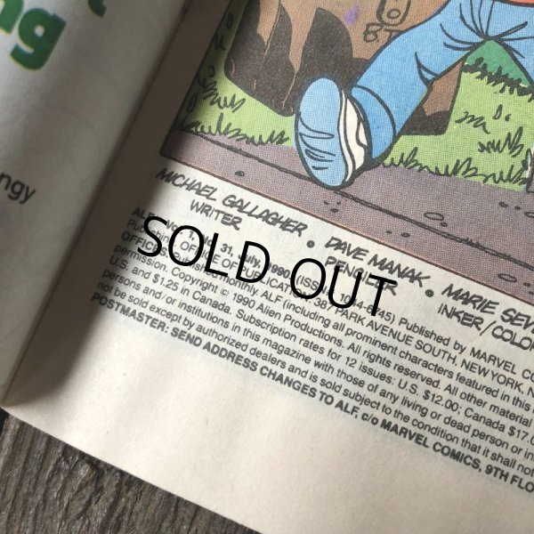 画像2: 80s Vintage Comic ALF 1990 JULY  (A010) (2)