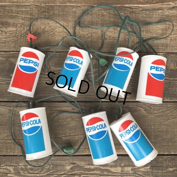 画像9: 70s Vintage PEPSI-COLA Patio Electric Lights (J985) (9)