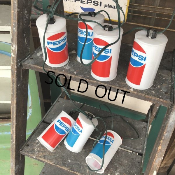 画像7: 70s Vintage PEPSI-COLA Patio Electric Lights (J985) (7)