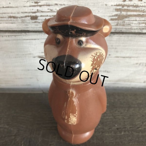 画像6: Vintage Yogi Bear Plastic Doll Brown 18cm (S004) (6)