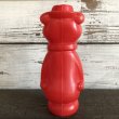 画像4: Vintage Yogi Bear Plastic Doll Red 18cm (S003) (4)