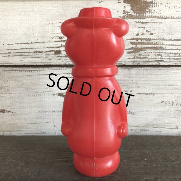 画像4: Vintage Yogi Bear Plastic Doll Red 18cm (S003) (4)