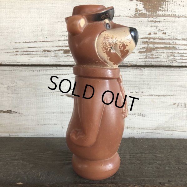 画像5: Vintage Yogi Bear Plastic Doll Brown 18cm (S004) (5)