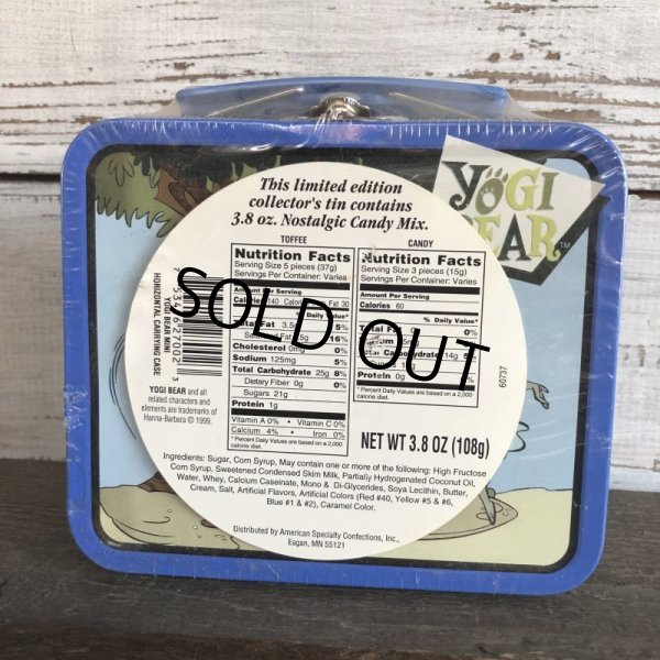 画像3: Vintage Yogi Bear Candy Can Lunch Box (J991) (3)