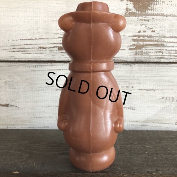 画像4: Vintage Yogi Bear Plastic Doll Brown 18cm (S004) (4)