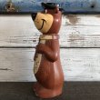 画像4: Vintage Yogi Bear Plastic Bank Doll 23cm (S005) (4)