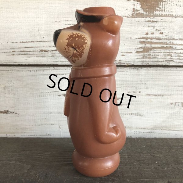 画像3: Vintage Yogi Bear Plastic Doll Brown 18cm (S004) (3)