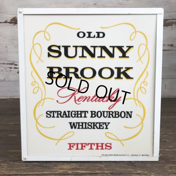 画像7: Vintage Old Sunny Brook Whiskey Lighted BAR Sign (S016) (7)