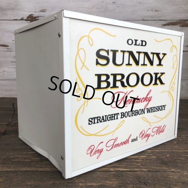 画像11: Vintage Old Sunny Brook Whiskey Lighted BAR Sign (S016) (11)