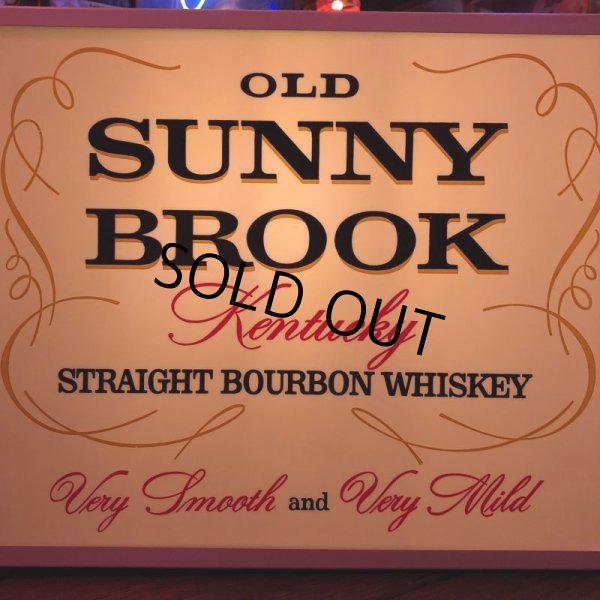 画像3: Vintage Old Sunny Brook Whiskey Lighted BAR Sign (S016) (3)