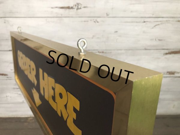 画像5: 70s Vintage Pizza Haven Seattle Restaurant ORDER HERE Sign  (S019) (5)