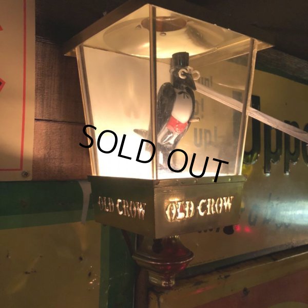 画像3: Vintage Old Crow Whiskey Lighted BAR Sign (S017) (3)
