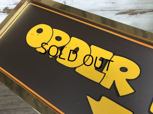 画像8: 70s Vintage Pizza Haven Seattle Restaurant ORDER HERE Sign  (S019) (8)