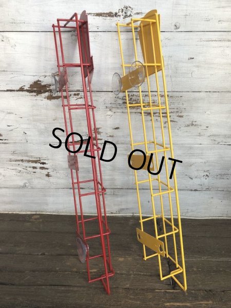 画像4: Vintage Heinz Store Display Metal Shelf Rack Yellow Mustard (S020) (4)