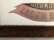 画像4: 70s Joseph Schlitz Brewing Co Milwaukee Lager Beer Sign (S023) (4)