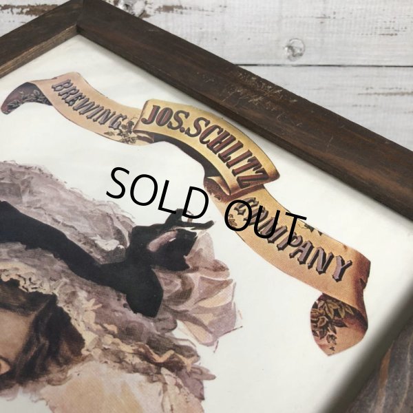 画像3: 70s Joseph Schlitz Brewing Co Milwaukee Lager Beer Sign (S023) (3)