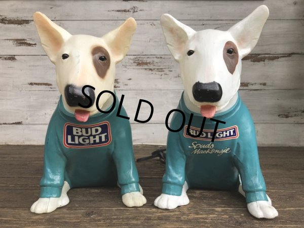 画像14: 80s Vintage Spuds MacKenzie Bud Light Store Display Lamp (S029) (14)