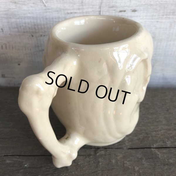 画像4: 50s Vintage Skull Heavy Mug (S032) (4)
