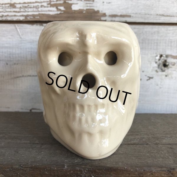 画像1: 50s Vintage Skull Heavy Mug (S032) (1)