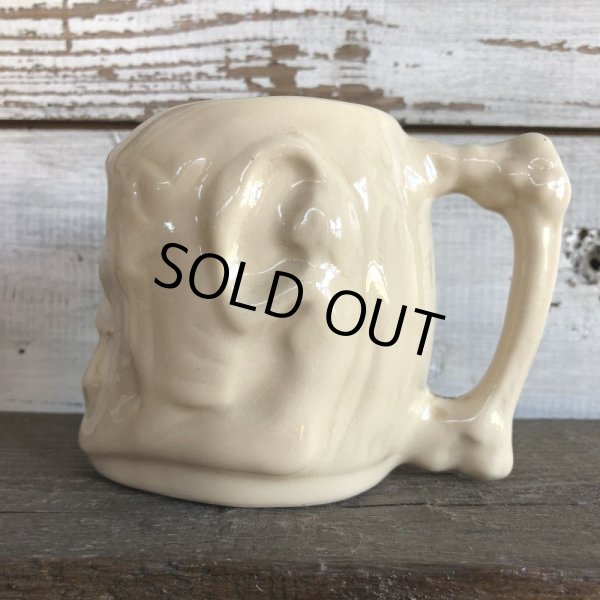 画像3: 50s Vintage Skull Heavy Mug (S032) (3)