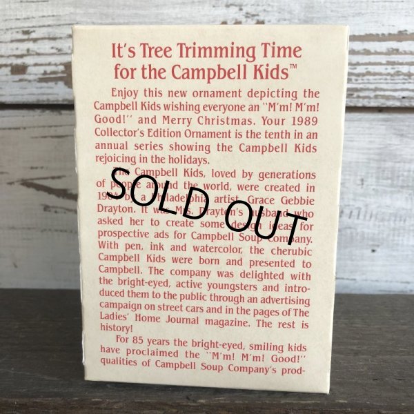 画像2: Vintage Campbell Kids Christmas Ball Ornament 1989 (S053)  (2)