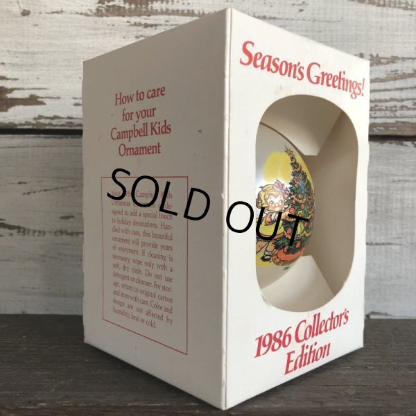 画像2: Vintage Campbell Kids Christmas Ball Ornament 1986 (S056) (2)