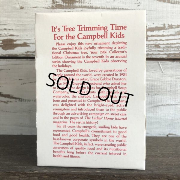 画像3: Vintage Campbell Kids Christmas Ball Ornament 1986 (S056) (3)