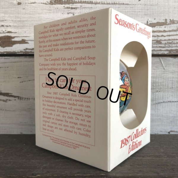 画像4: Vintage Campbell Kids Christmas Ball Ornament 1987 (S055)  (4)