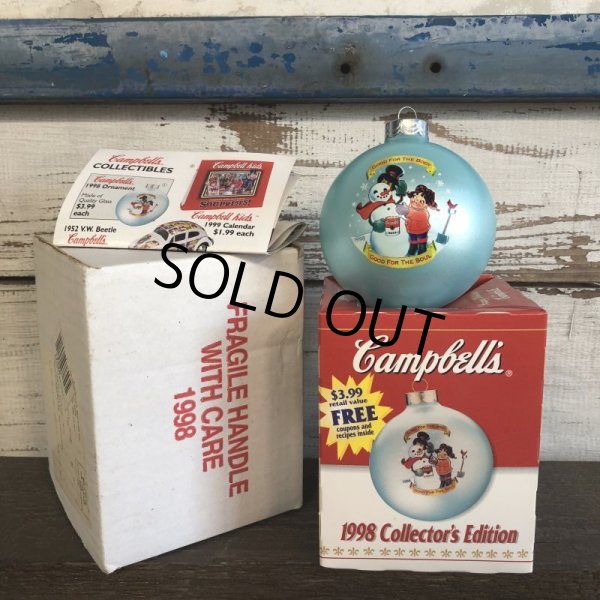 画像1: Vintage Campbell Kids Christmas Ball Ornament 1998 (S044)  (1)