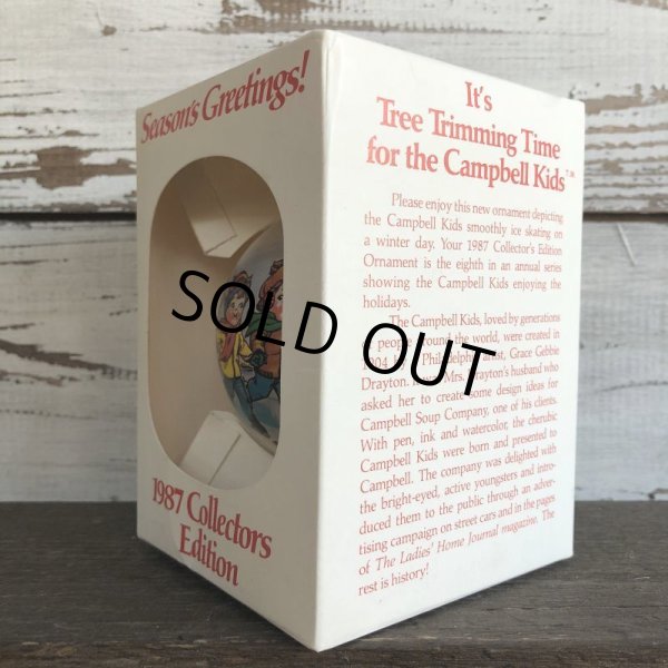 画像2: Vintage Campbell Kids Christmas Ball Ornament 1987 (S055)  (2)