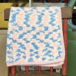 画像2: Vintage U.S.A Baby Knit Blanket Rug 90x70 cm (S078)  (2)