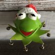 画像2: 70s Vintage Muppets Kermit the Frog Christmas Ornament  (S083) (2)