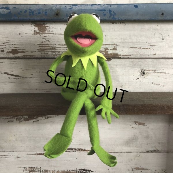 画像1: 70s Vintage FP Muppets Kermit Plush doll (S090) (1)